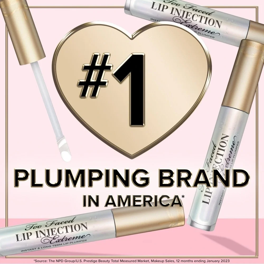 NEW Too Faced - Travel Size Lip Injection Extreme Hydrating Lip Plumper